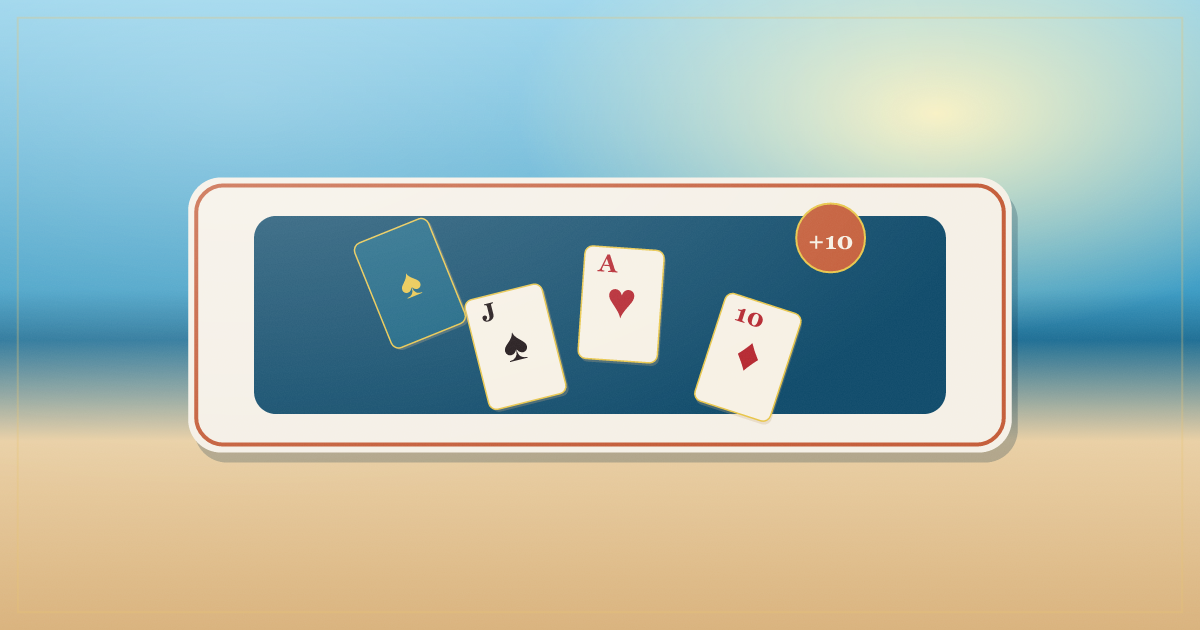 Visuel de couverture : la table de cartes du jeu Pişti de GAMEAREA