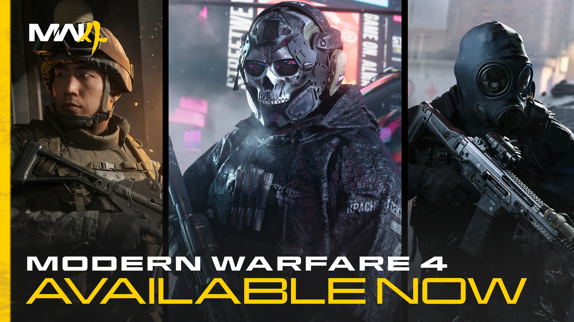 Call of Duty: Modern Warfare 4 launch key art from the official Call of Duty blog